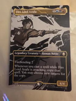 Fire Lord Azula 313 (Borderless) Avatar: The Last Airbender Regular Rare MTG - Image 1
