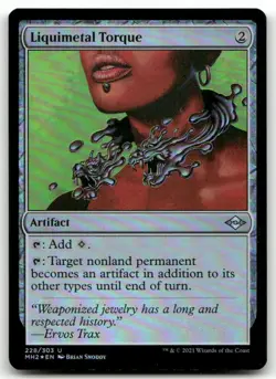 Liquimetal Torque #228 (Foil) (LP) Modern Horizons 2 MH2 Magic MTG - Image 1