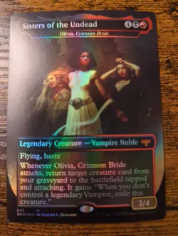 Sisters of the Undead - Olivia, Crimson Bride Innistrad: Crimson Vow Foil - Image 1