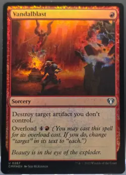 Vandalblast #267 Commander Masters Foil Uncommon - Image 1