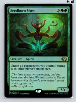 MTG Seedborn Muse Foil R Commander Collection: Green CC1 4 NM - Image 1