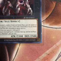 Yugioh! TCG - K9-X "Werewolf" - Super Rare - JUSH-EN037 - Justice Hunters - 1st - Image 5