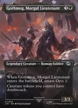 Gothmog, Morgul Lieutenant Foil The Lord of the Rings: Tales of Middle-earth 429 - Image 1