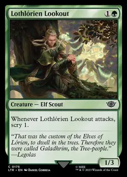 Lothlorien Lookout Foil The Lord of the Rings: Tales of Middle-earth 175 NM MTG - Image 1