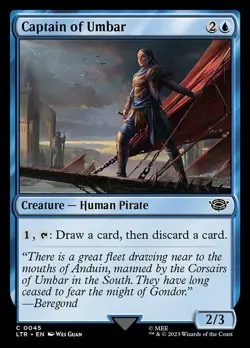 Captain of Umbar Foil The Lord of the Rings: Tales of Middle-earth 45 NM MTG - Image 1
