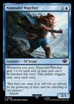 Nimrodel Watcher Foil The Lord of the Rings: Tales of Middle-earth 63 NM MTG - Image 1