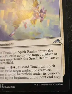 Touch The Spirit Realm 040/302 Uncommon Kamigawa: Neon Dynasty MTG - Image 5
