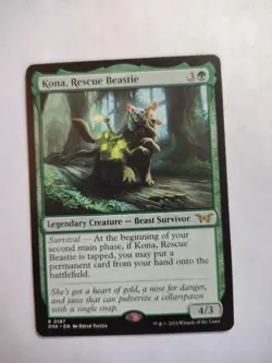 Kona, Rescue Beastie (0187) 187 Duskmourn: House of Horror Magic: The Gathering - Image 1