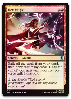 Hex Magic #133 (Foil) (NM) Marvel Super Heroes MSH Magic MTG - Image 1