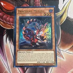 Dracotail Mululu JUSH-EN005 Justice Hunters 1st Edition Ultra Rare UR NM Yugioh - Image 1