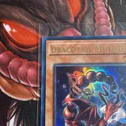 Dracotail Mululu JUSH-EN005 Justice Hunters 1st Edition Ultra Rare UR NM Yugioh - Image 2