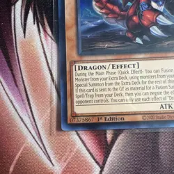 Dracotail Mululu JUSH-EN005 Justice Hunters 1st Edition Ultra Rare UR NM Yugioh - Image 4