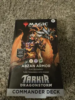 SOLD - Magic the gathering - Abzan Armor & Death Toll Commander Deck Sealed - Image 1