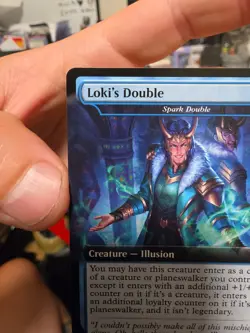 Lokis Double Spark Double Extended Art Marvel Super Heroes MTG - Image 3
