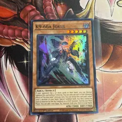 K9-66a Jokul JUSH-EN032 Justice Hunters 1st Edition Super Rare SR NM Yugioh - Image 1