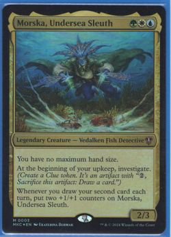 Morska Undersea Sleuth - MTG - Commander Precon - Deckbox w/ Sleeves - Image 1