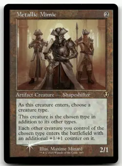 Metallic Mimic (Retro Frame) #445 (Foil) (NM) Innistrad Remastered INR Magic MTG - Image 1