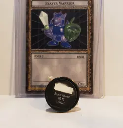 Yugioh Dungeon Dice Monsters DDM Beaver Warrior B2-13 English Card & Figure Lot - Image 3