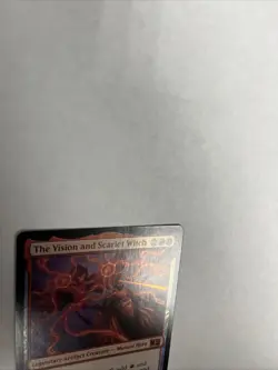 The Vision And Scarlet Witch Foil Superheroes Card #0707 MTG LP - Image 3