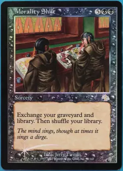 Morality Shift FOIL Judgment HEAVILY PLD Black Rare CARD (517178) ABUGames - Image 1