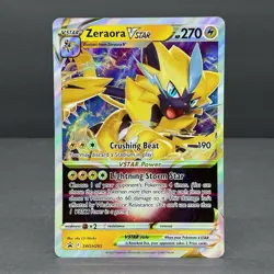 Jumbo Zeraora VSTAR Oversized Card SWSH265 Black Star Promo NM - Image 1