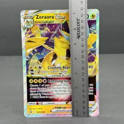 Jumbo Zeraora VSTAR Oversized Card SWSH265 Black Star Promo NM - Image 2