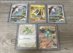 Lot of 19 MEW/PAF/PAR/PRE Top Loader Rare or Higher Pokemon Cards - Image 3