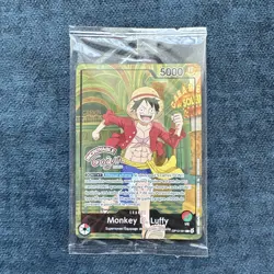 One Piece Card French Luffy Op13-001 X Musee Grevin Promo New - Image 1