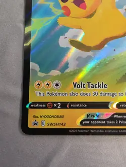 Pikachu V SWSH143 SWSH: Sword & Shield Promo Cards Holo - Image 5