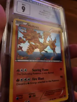 2012 Pokemon Moltres Next Destinies Holo Rare 14/99 PSA CGC 9 MINT (Pop 9!) - Image 1