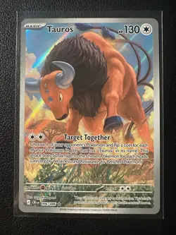 Tauros 096/086 Holo Illustration Rare Chaos Rising Pokemon Holo Near Mint - Image 1
