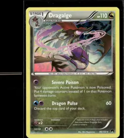 Pokemon Dragalge 86/122 BREAKpoint Holo Rare LP - Image 1