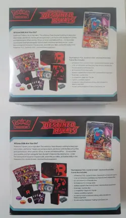 Pokemon Destined Rivals Elite Trainer Box ETB - Sealed (Lot of 2) ENGLISH - Image 2