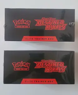 Pokemon Destined Rivals Elite Trainer Box ETB - Sealed (Lot of 2) ENGLISH - Image 5