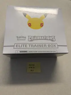 New Sealed Pokemon Celebrations Elite Trainer Box 25th Anniversary - Image 1