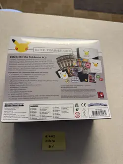 New Sealed Pokemon Celebrations Elite Trainer Box 25th Anniversary - Image 2