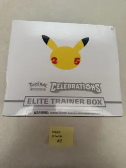 New Sealed Pokemon Celebrations Elite Trainer Box 25th Anniversary - Image 1