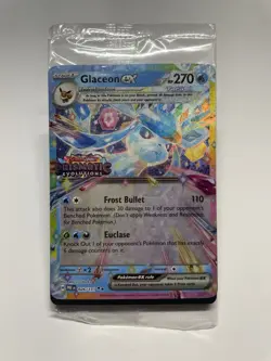 Prismatic Evolutions Sealed Glaceon EX 026/131 Stamped Promo Pokemon TCG - Image 1