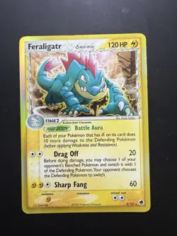 2006 POKEMON EX DRAGON FRONTIERS #2 FERALIGATR-HOLO - Image 1