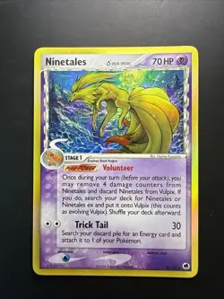 2006 POKEMON EX DRAGON FRONTIERS #8 NINETALES Vintage WOTC - Image 1