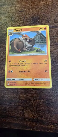 Tyrunt 68/131 Uncommon Forbidden Light Pokemon Lightly Played - Image 1