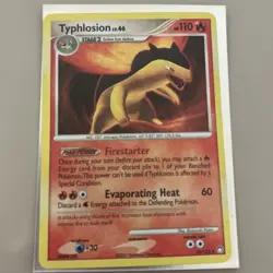 Pokemon TGC Typhlosion Lv.46 16/123 Mysterious Treasures Holo Rare - Image 1