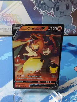 Lances Charizard V SWSH133 - Black Star Ultra Rare Promo Pokemon TCG NM - Image 1