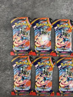 Pokemon TCG Chaos Rising Sleeved Booster Packs Factory Sealed Lot Of 10 Packs - Image 2