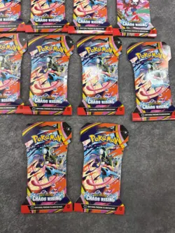 Pokemon TCG Chaos Rising Sleeved Booster Packs Factory Sealed Lot Of 10 Packs - Image 4