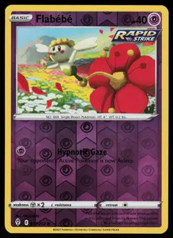 Flabebe 071/203 Common Evolving Skies Pokemon Reverse Holo Lightly Played - Image 1