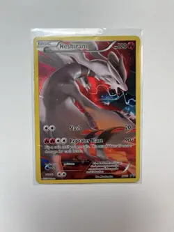 Pokemon TCG Reshiram XY74 Full Art Holo Black Star Promo - Image 1
