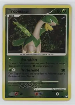 Tropius German Reverse Foil Pokemon Diamond & Pearl Mysterious Treasures #64 - Image 1