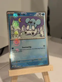Cubchoo (Master Ball Pattern) 025/086 Sv: Black Bolt Holo Pokemon TCG NM - Image 1