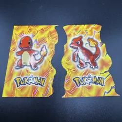 Topps Pokemon 2000 Embossed Evolution Pack Lot of 2 Charmander Charmeleon - Image 1